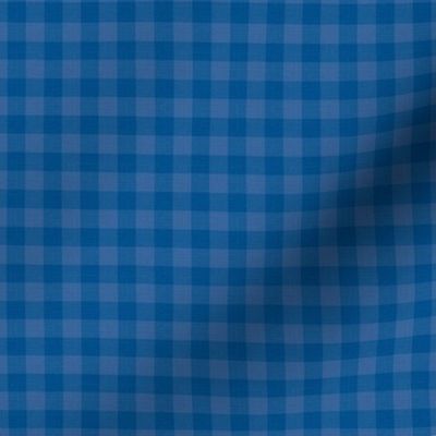 Blue Checks Coordinate | Linen Texture | Small Scale ©designsbyroochita