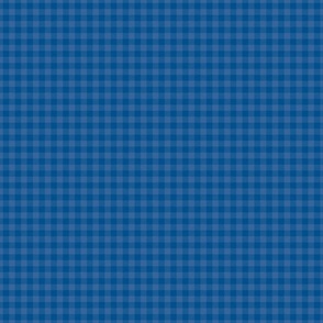 Blue Checks Coordinate | Linen Texture | Small Scale ©designsbyroochita