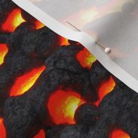 hot lava rocks novelty 