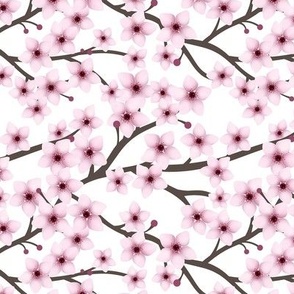 Cherry Blossom Pattern - Small Scale