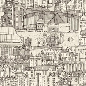 edinburgh toile natural small