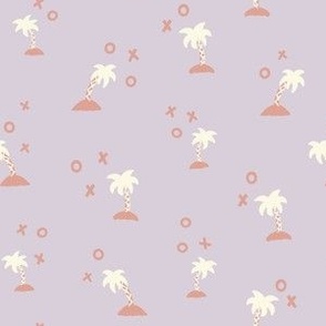 Retro Palm Trees - Moonmist