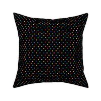 hip hip yay polka dots on black