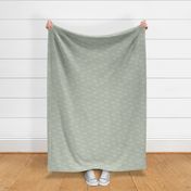 The minimalist style surf waves abstract ocean wave design white on pale green sage