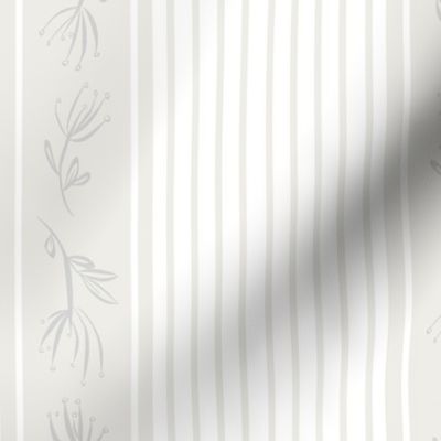 Elderflower stripes - beige