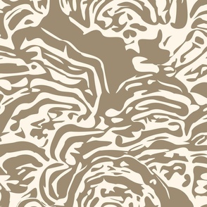 Abstract Oyster Bed Taupe