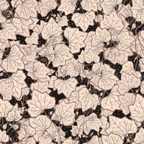 Elegant and cute leaf pattern