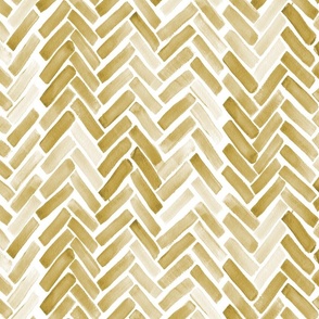 Golden Wheat Herringbone