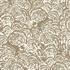 Abstract Oyster Bed Taupe smaller scale