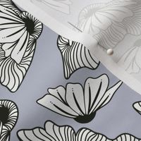 Deco Daisy - Pale Grey 