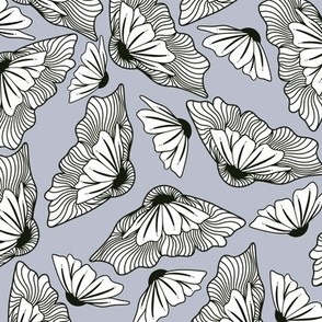 Deco Daisy - Pale Grey 