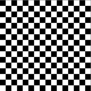 Checkered - Black And White