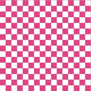 Checkered - Raspberry Pink