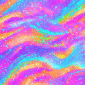 Rainbow Oil Slick | Vibrant | Oversized
