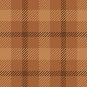 Plaid terra-cotta