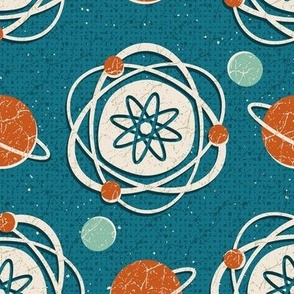 Atoms and Planets - Teal