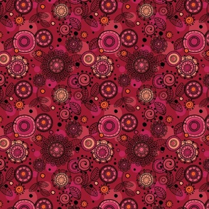 Dotty Ruby Floral