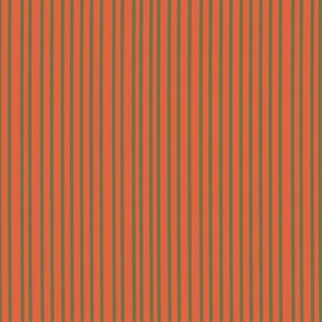 Winter Wonderland - Christmas - Seasonal Stripes - Green + Red