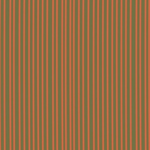 Winter Wonderland - Christmas - Seasonal Stripes - Red + Green