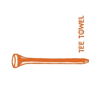 tee towel (orange)