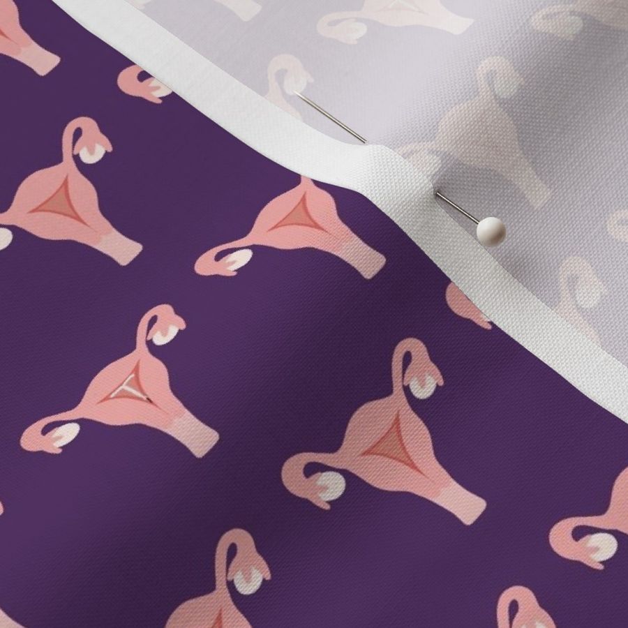 Repeating Uterus in Dark Purple