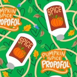 Pumpkin Spice Propofol in Green