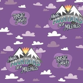 Molehills to Mountains Plastics Purple