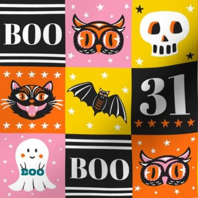 Halloween Block Party - Retro Halloween Regular Scale