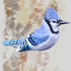 Large Blue Jay Vertical Background Repeat