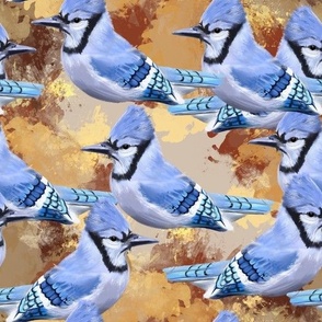 Large autumnal Blue Jays Party
