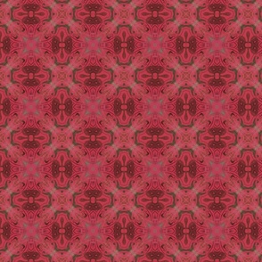 Red and Gold Kaleidoscope