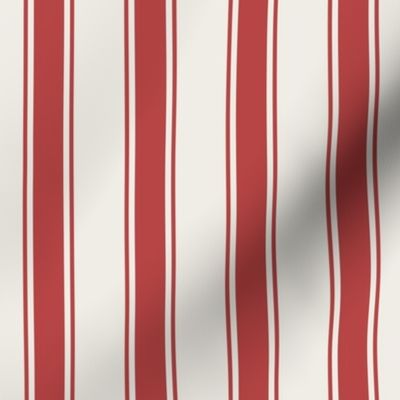 baked apple grain sack stripes three stripe