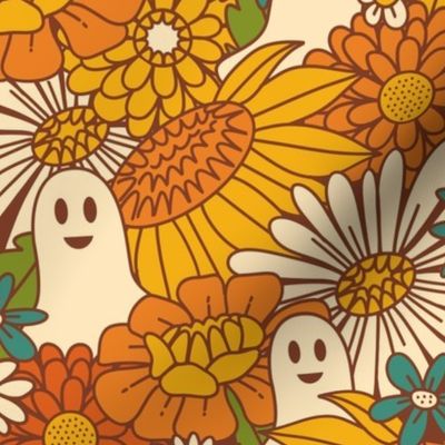 70s Boo Floral - Harvest