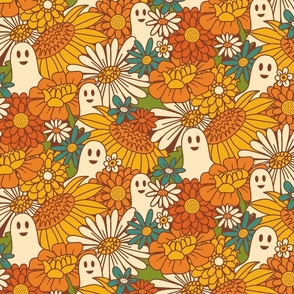 70s Boo Floral - Harvest