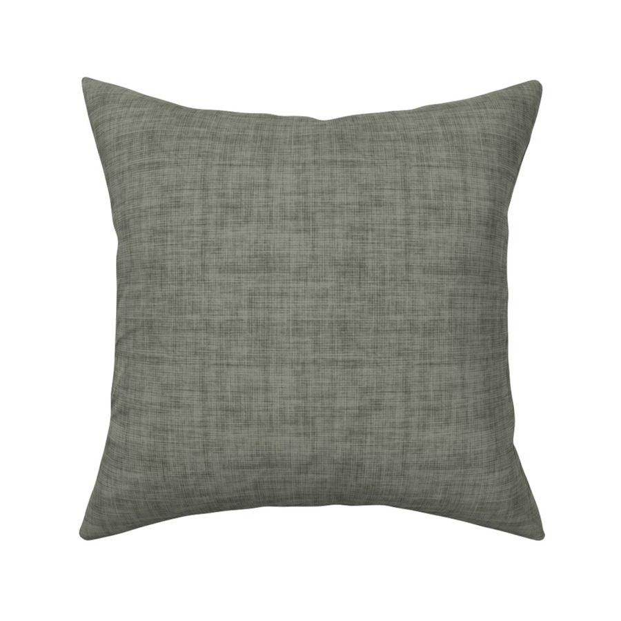 Evergreen Fog Linen Texture - Medium Scale - 96998c Green Gray 