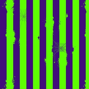 Horror vertical stipes purple and green 