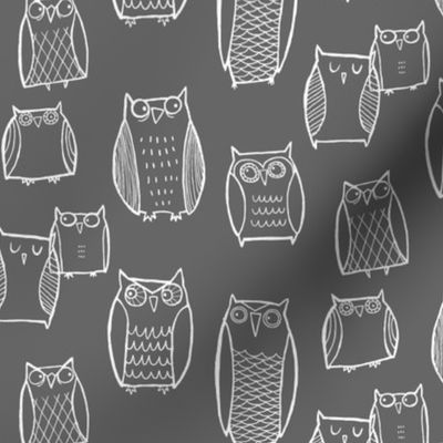 (Little) Night Owl Gray/White