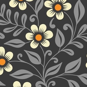 2205 Large - hand drawn daisies