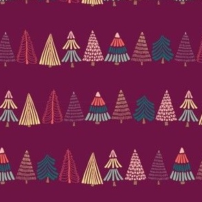 Small Doodle Christmas Trees