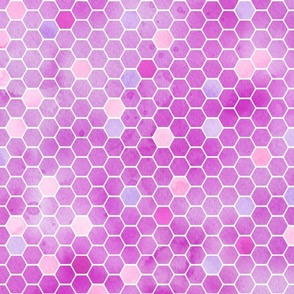 pink honeycomb