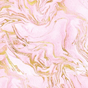pink and glitter marble