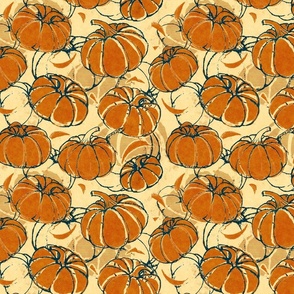 halloween orange pumpkin