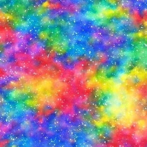 Rainbow Star Clouds Small 