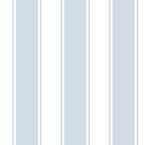 Woodlawn Blue Large French  Awning Stripe 