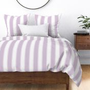 Lilac Large French  Awning Stripe 