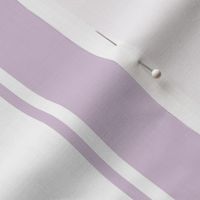 Lilac Large French  Awning Stripe 