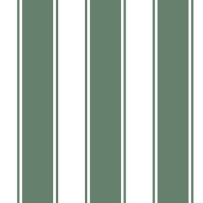 Webster Green Large French  Awning Stripe 