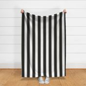 Warm Black Large French  Awning Stripe 