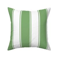 Sweet Pea Green Large French  Awning Stripe 