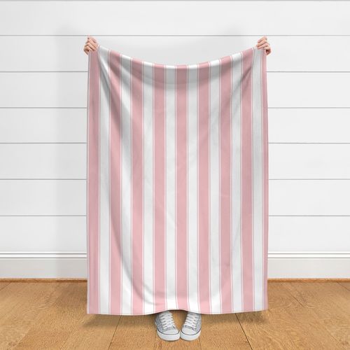 Pink Large French  Awning Stripe 